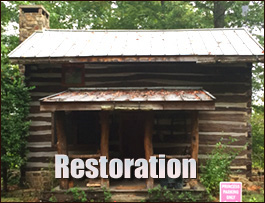 Historic Log Cabin Restoration  Covington City, Virginia